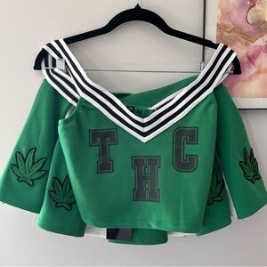 Dolls Kills THC Cheerleader Halloween Costume Set